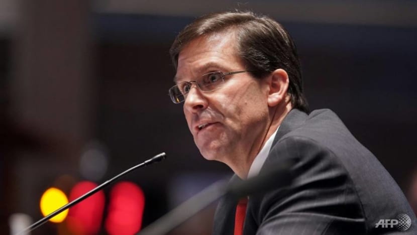 US 'won't cede an inch' in Pacific, Esper says in swipe at China US 'won't cede an inch' in Pacific, Esper says in swipe at China