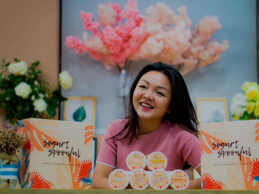 Ms Lee Li Ping launched a hard-serve frozen yogurt ice-cream with live active bacterial cultures and prebiotics in prepacked form last year.