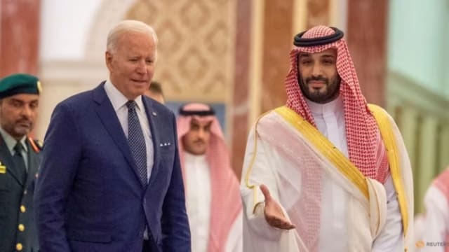 拜登和沙特王储同意通过更广泛努力 维护中东局势稳定