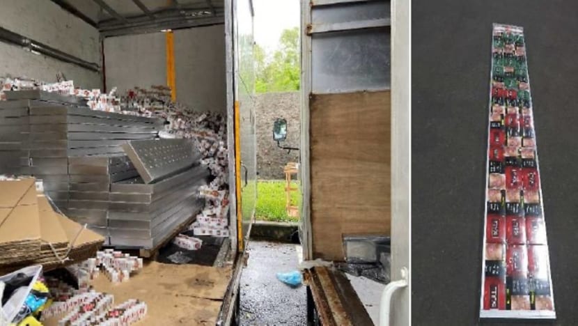 Nearly 3,000 cartons of contraband cigarettes seized, 4 arrested in Yishun car park raid