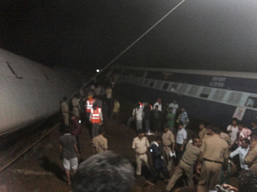 At least 19 killed as 2 trains derail in central India