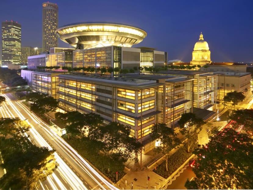 The Supreme Court of Singapore by night. Lawyers and observers singled out the proposals to repeal marital rape immunity provide greater protection for vulnerable victims, and expand what constitutes voyeurism.