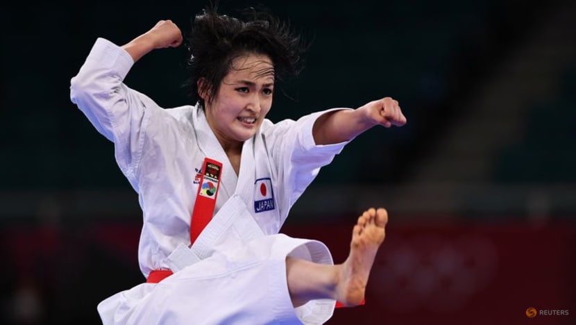 Olympics-Karate-'Queens of kata' kicks off Games debut, Sanchez wins gold