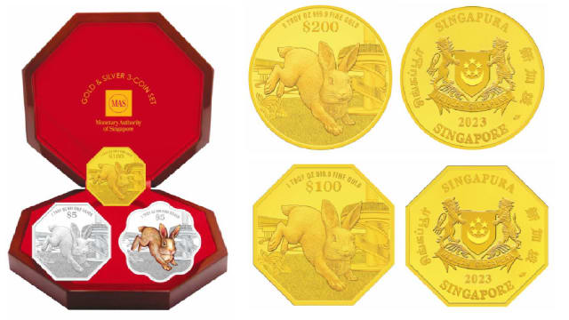 金管局推出2023年兔年纪念币