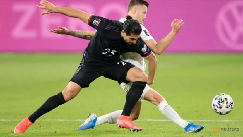 Soccer-Germany stroll to opening win over Iceland Soccer-Germany stroll to opening win over Iceland