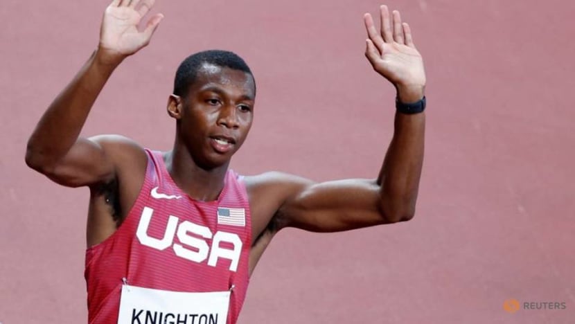 Olympics-Athletics-Knighton ready to fill Bolt's shoes, De Grasse fastest into 200m final Olympics-Athletics-Knighton ready to fill Bolt's shoes, De Grasse fastest into 200m final
