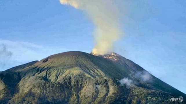 Indonesia volcano erupts, spews tower of smoke and ash