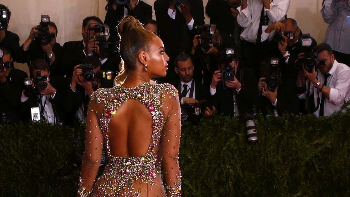 Beyonce met on sale gala dress 2015