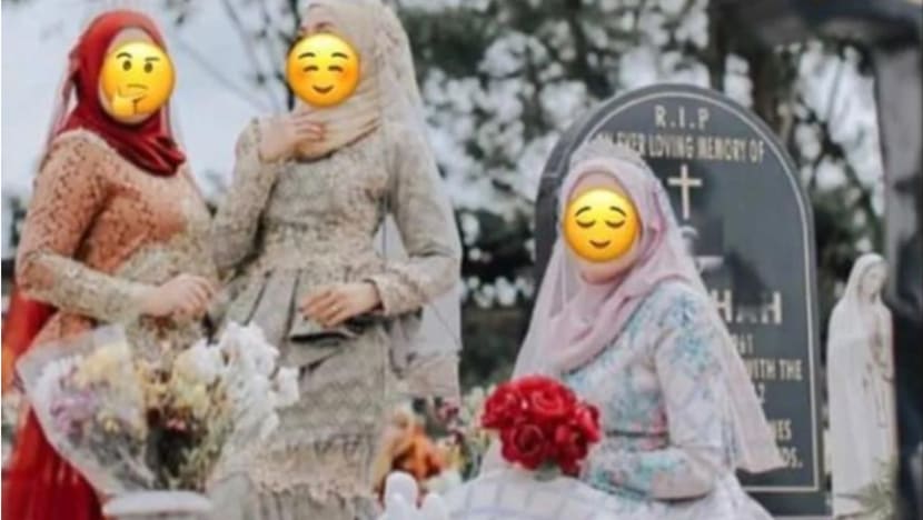 Pemilik butik pengantin Johor mohon maaf sesi fotografi di kawasan perkuburan