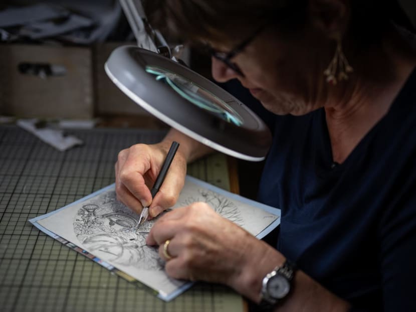 Swiss paper cutting artist takes the scissors to old ways TODAY