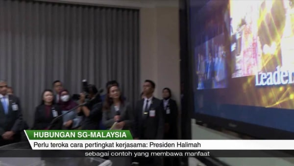 SG-Malaysia harus tingkatkan kerjasama demi manfaat bersama: Presiden Halimah