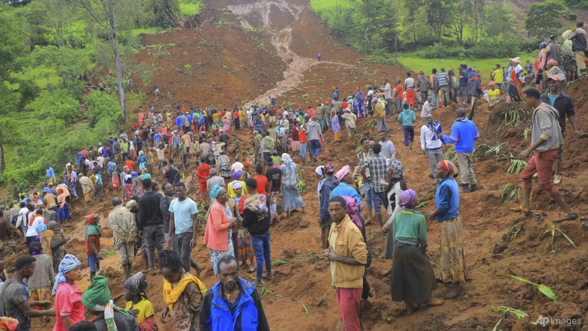 Search goes on after Ethiopia landslides kill 229