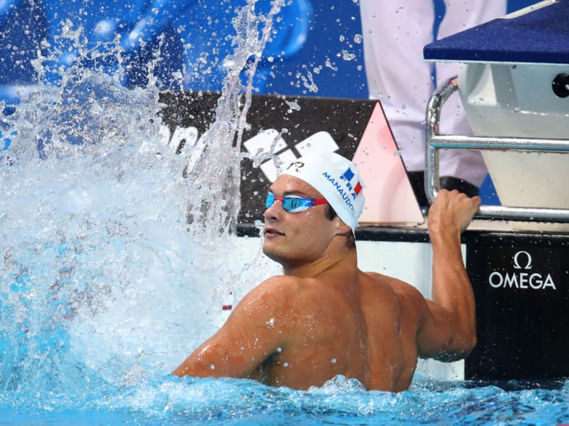 Media reports said Manaudou injured his wrist while doing weights in Marseille. Photo: Getty Images