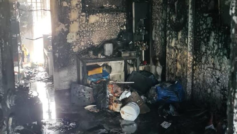10 people, including 3 children, injured after fire engulfs HDB flat in Whampoa