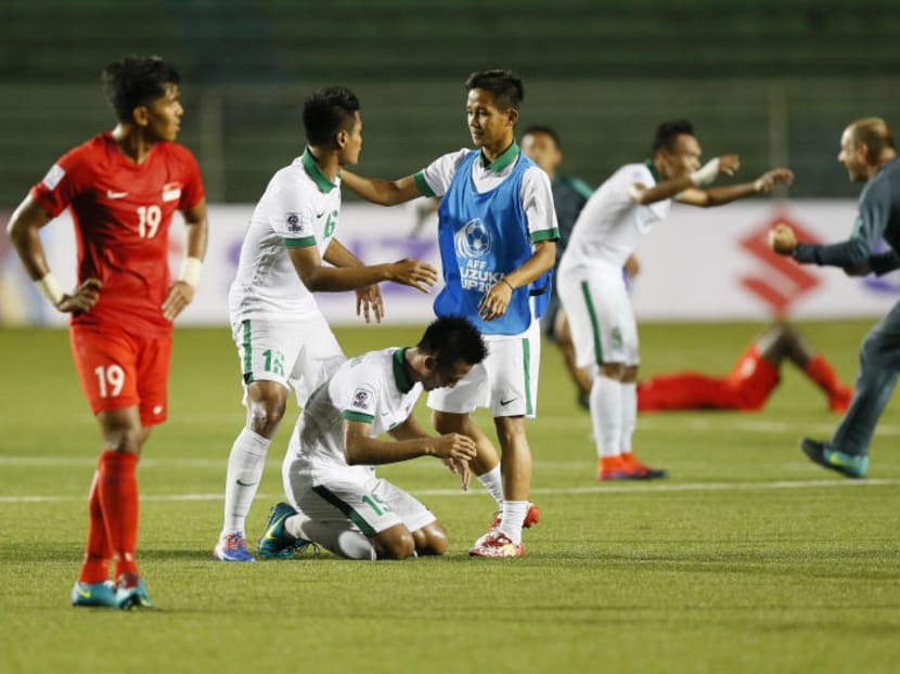 There is a sinking feeling after Singapore crashed out of the group stages of the AFF Suzuki Cup that the Lions will struggle from now on to be one of the football powerhouses in South-east Asia. Photo: AP