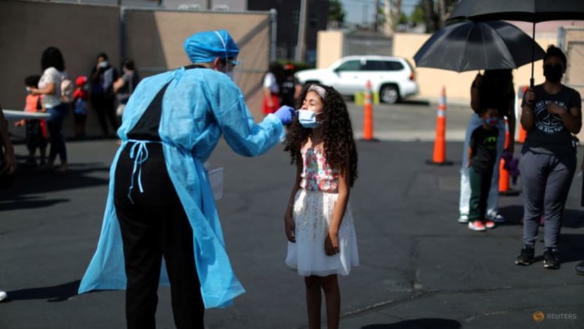 Children hospitalised with COVID-19 in US hits record number Children hospitalised with COVID-19 in US hits record number