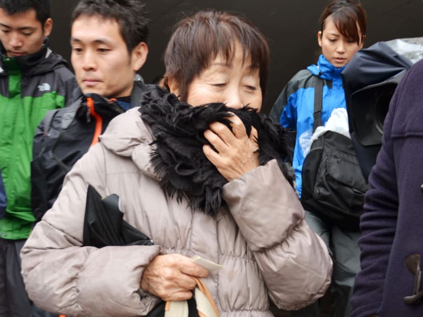 Ms Chisako Kakehi, 67, was arrested for the alleged murder of her husband on Nov 19, 2014.  Photo: AP/Kyodo News
