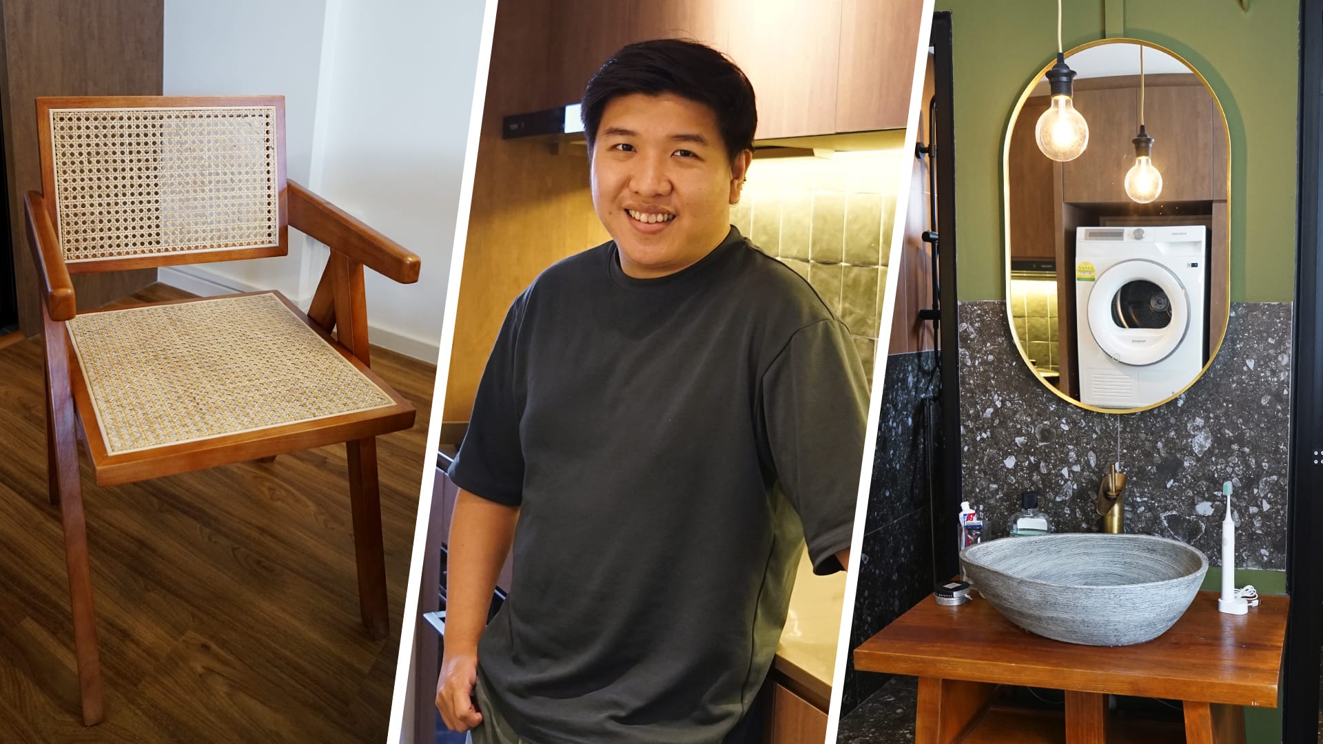 $20 Designer-Copycat Chairs? Comedian Elliot Tan's 3-Room Bedok Flat Looks Like Mini "Taobao Showroom"