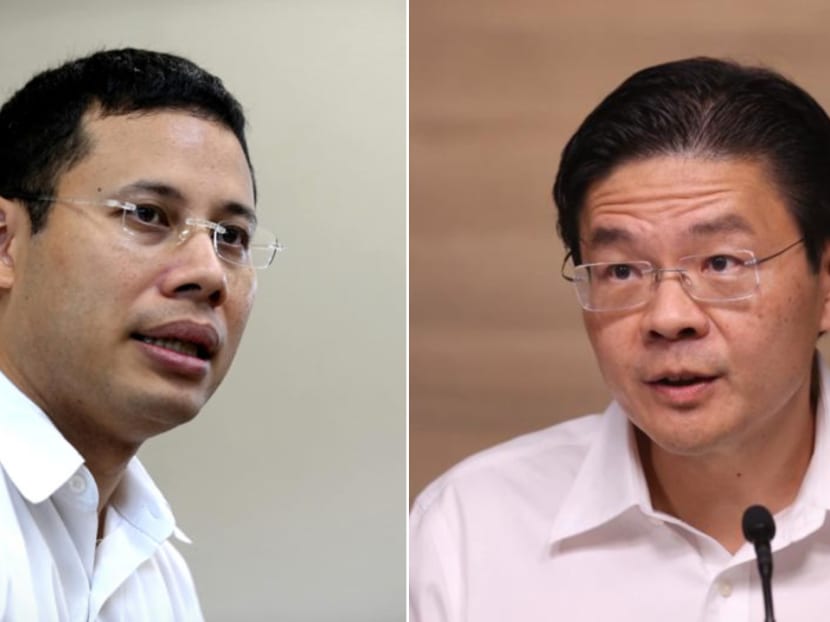 National Development Minister Desmond Lee (left) and Education Minister Lawrence Wong were among 12 members elected by party cadres into the People's Action Party's central executive committee on Sunday, Nov 8, 2020.