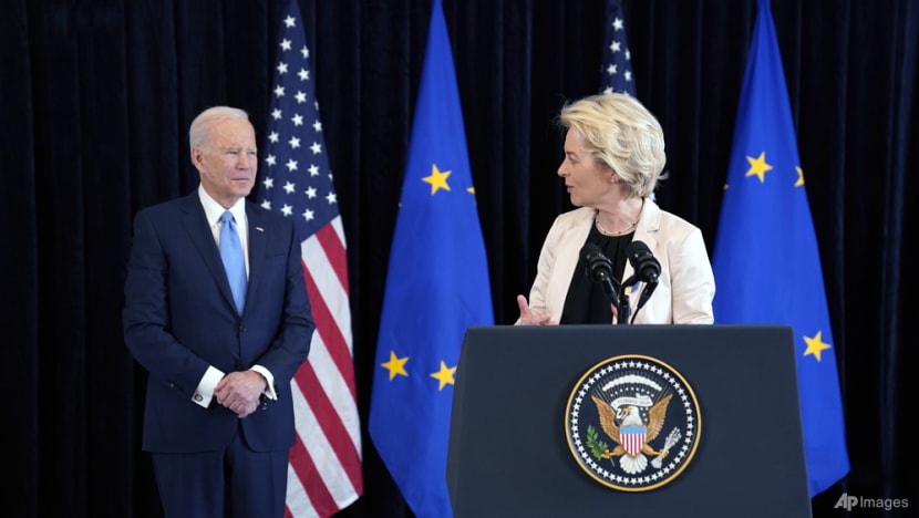 US, EU strike LNG deal as Europe seeks to cut Russian gas US, EU strike LNG deal as Europe seeks to cut Russian gas