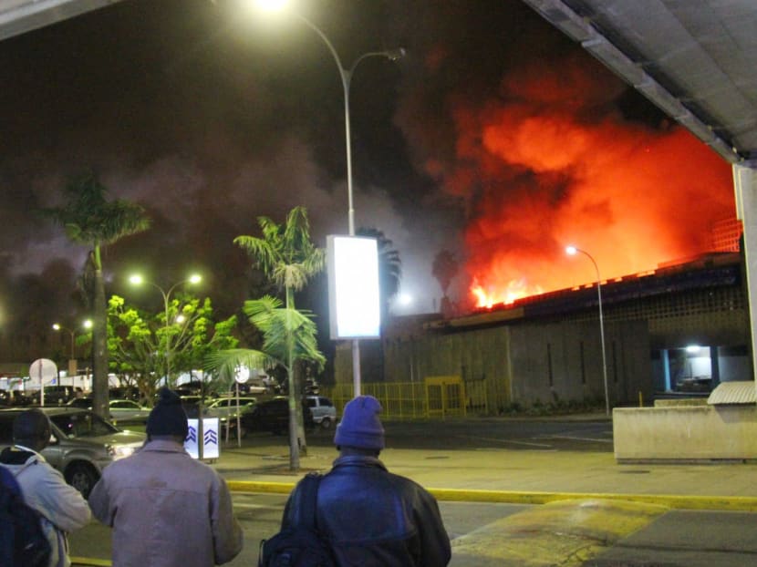 Gallery: Big fire, slow response: Kenya airport hall gutted