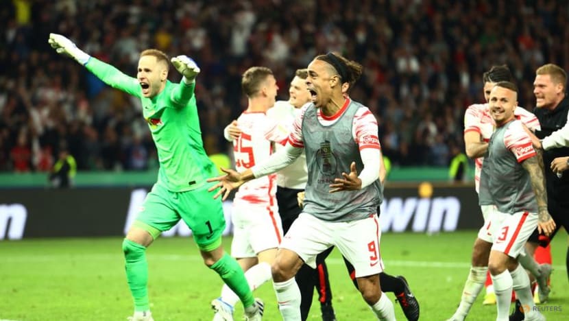 Leipzig edge Freiburg on penalties in German Cup final Leipzig edge Freiburg on penalties in German Cup final