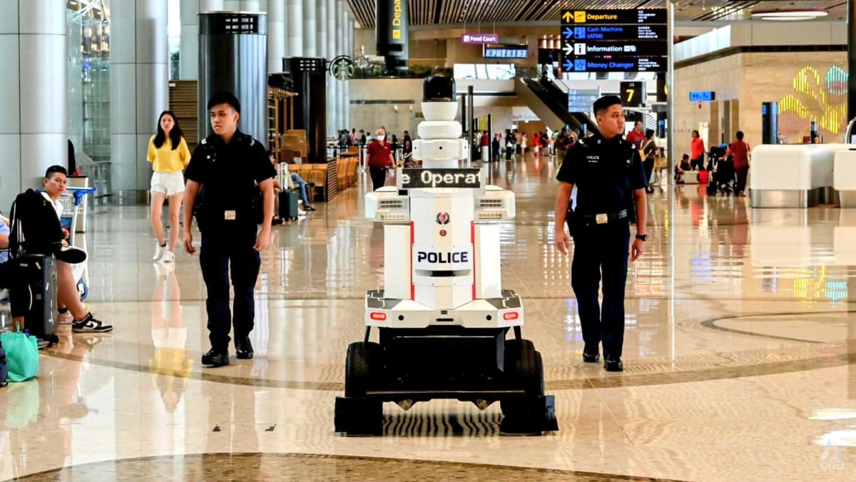 Police patrol robots to be rolled out across Singapore; two already at
