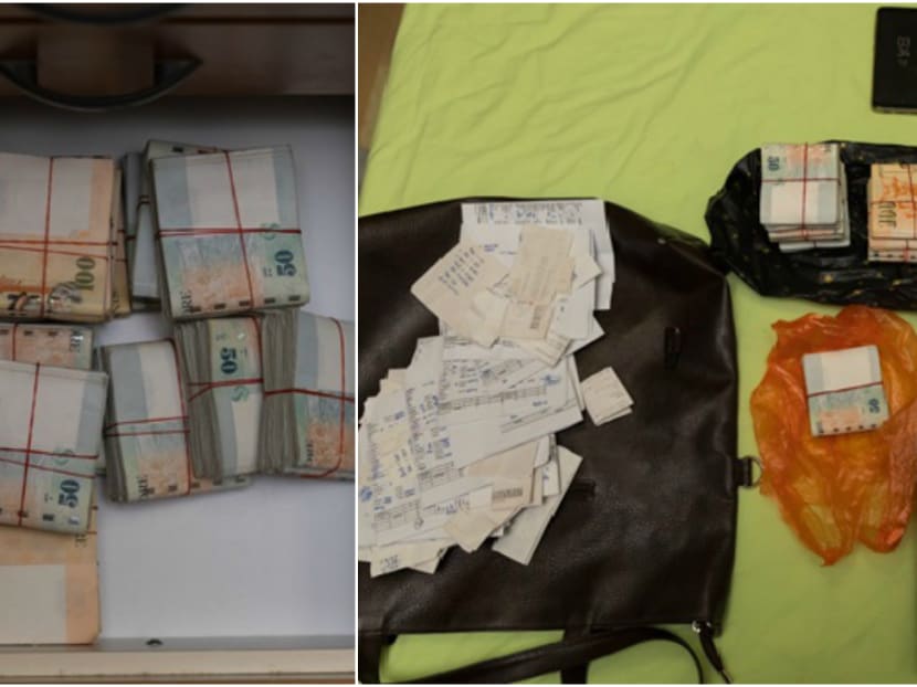 Approximately S$1,250,000 in cash was seized when the police rounded up 31 men for their suspected involvement in illegal World Cup betting under the Remote Gambling Act.
