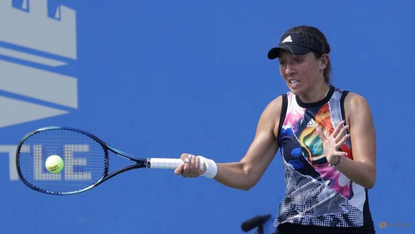 Saville ousts top seed Pegula in Washington, Halep retires with illness