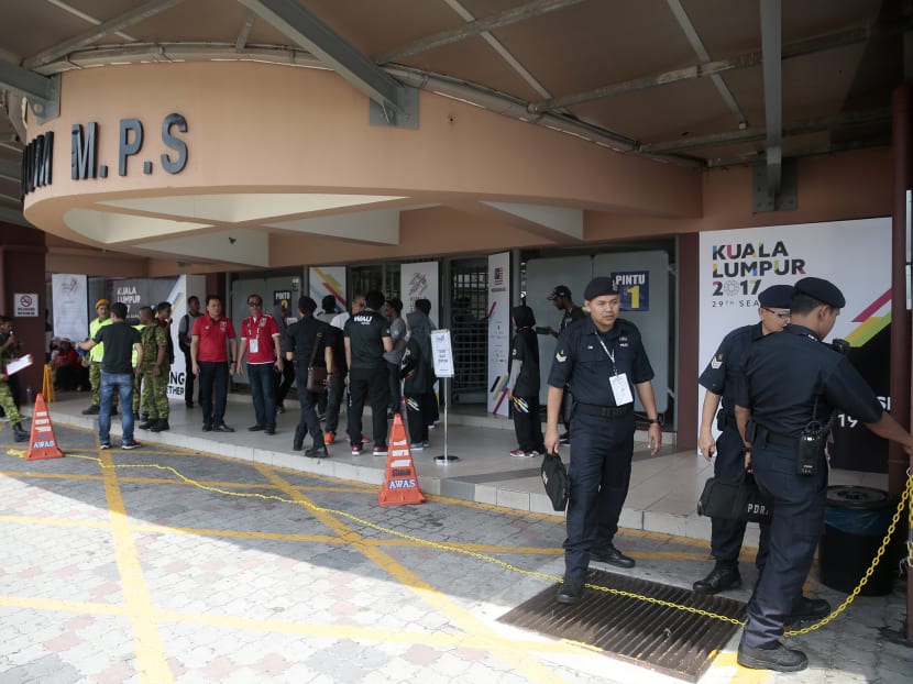 Around 12,000 police personnel are set to be mobilised for the SEA Games, which will feature 404 events in 38 sports held across 36 venues in Malaysia. Photo: Jason Quah/TODAY