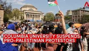 Columbia University suspends pro-Palestinian protesters after failed negotiations | Video