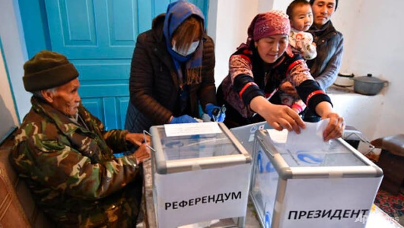 Voters in Kyrgyzstan cast ballots in early presidential vote