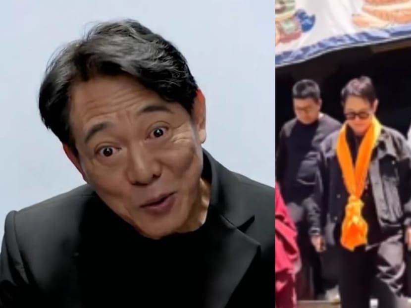 Jet Li, 61, tells Chinese influencer not to help him down the stairs as others will think he's unwell again
