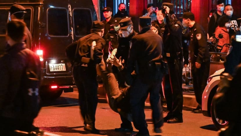 Clashes in Shanghai as COVID-19 protests flare across China Clashes in Shanghai as COVID-19 protests flare across China