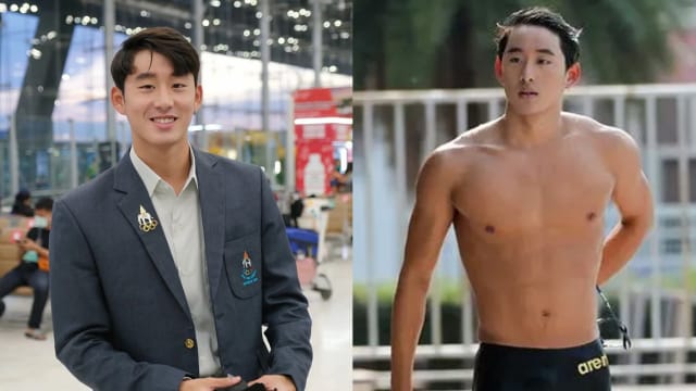 泰国男星竟是游泳健将　东运会场秒变粉丝追星现场！