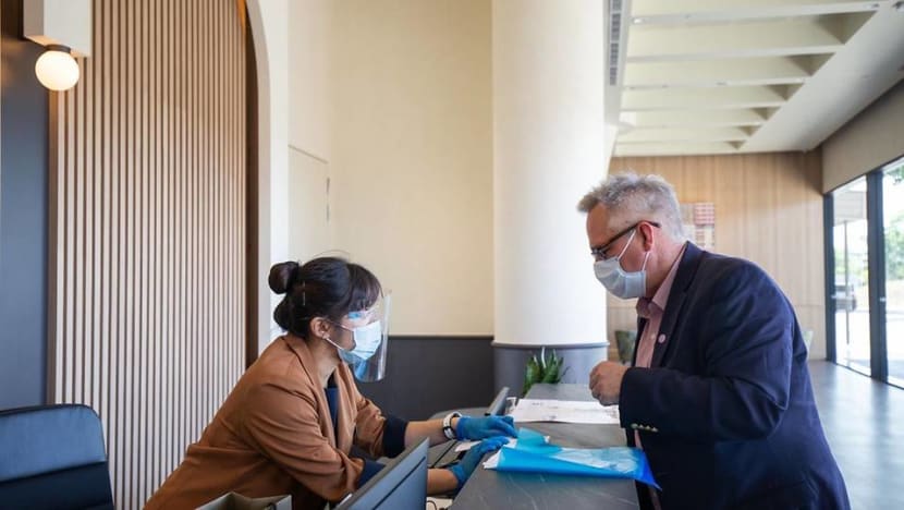 Connect@Changi facility welcomes first batch of business travellers Connect@Changi facility welcomes first batch of business travellers