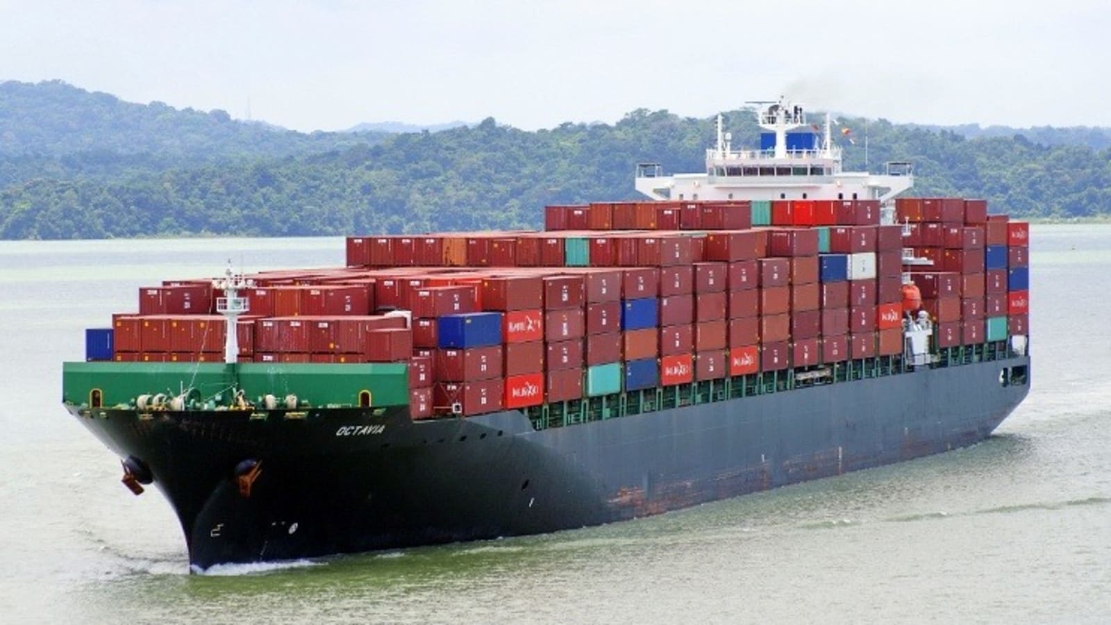 Singaporeregistered container ship towed to shore after losing power