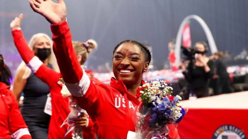 Gymnastics-Biles leads band of Olympic newcomers to Tokyo Gymnastics-Biles leads band of Olympic newcomers to Tokyo