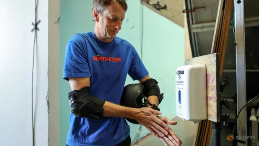 Olympics-Skateboarding-Tony Hawk shreds new Olympic venue, calls it 'surreal' Olympics-Skateboarding-Tony Hawk shreds new Olympic venue, calls it 'surreal'