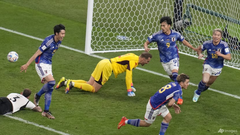 Japan stun Germany 2-1 in comeback victory at World Cup - CNA