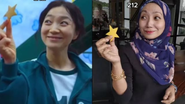 神似“Squid Game”金周玲　马国女子获本尊认证