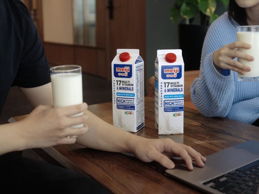 Drinking milk is an easy way to get a variety of nutrients into your diet. Photos: CP-Meiji Singapore Drinking milk is an easy way to get a variety of nutrients into your diet. Photos: CP-Meiji Singapore
