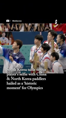 We want to see how the picture turned out!

To read the full story, click the link in our bio.

https://www.8days.sg/entertainment/asian/south-korean-table-tennis-selfie-china-north-korea-historic-moment-paris-olympics-2024-833671

???? Mediacorp