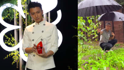 Vid Of Nicolas Tse Using An Umbrella To Shield His Vegetables From The Rain Goes Viral