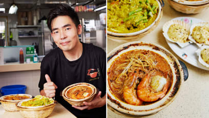 Thick, Rich Claypot Laksa With Baked Hokkaido Scallops By Millennial Hawker