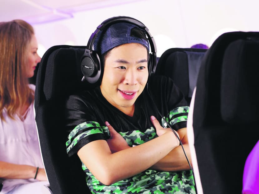 Chua Enlai is grateful for the chance to feel young when he travels by playing a teenager in his video for Air New Zealand. (Photo: Air New Zealand)