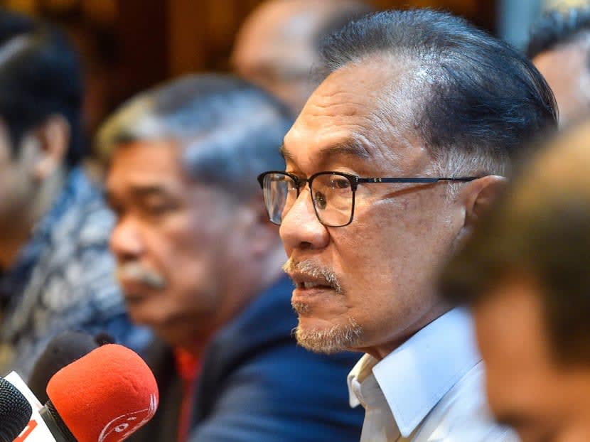 Mr Anwar Ibrahim gives a press conference in Kuala Lumpur, Malaysia on November 21, 2022. Mr Anwar Ibrahim gives a press conference in Kuala Lumpur, Malaysia on November 21, 2022.
