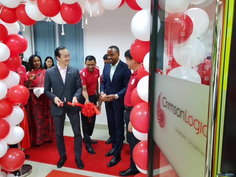 Senior Minister of State for Ministry of Trade and Industry Koh Poh Koon at the opening of CrimsonLogic's office in Kigali, Rwanda, in June. The firm has been implementing and supporting Rwanda’s e-Government services.
