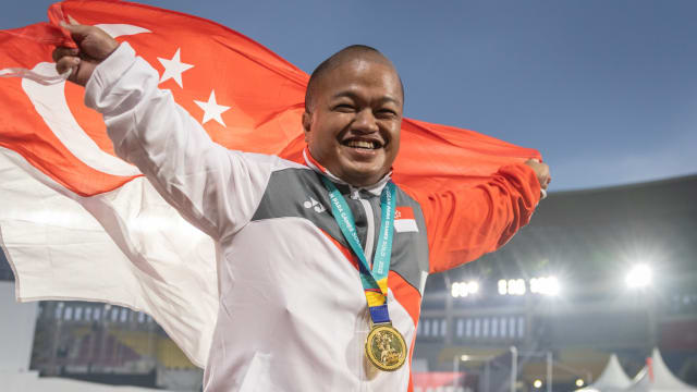 亚细安残运会：我国选手Muhammad Diroy赢得男子T40/41级铅球金牌