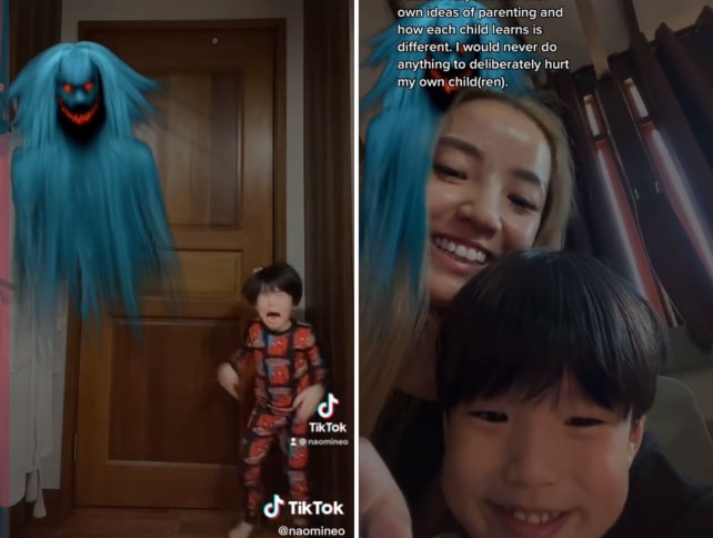 The 26-year-old influencer posted a video on Sunday (Aug 14) responding to the fierce backlash sparked by a TikTok ghost prank on her son.